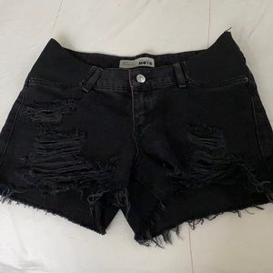 Topshop Maternity Shorts Black